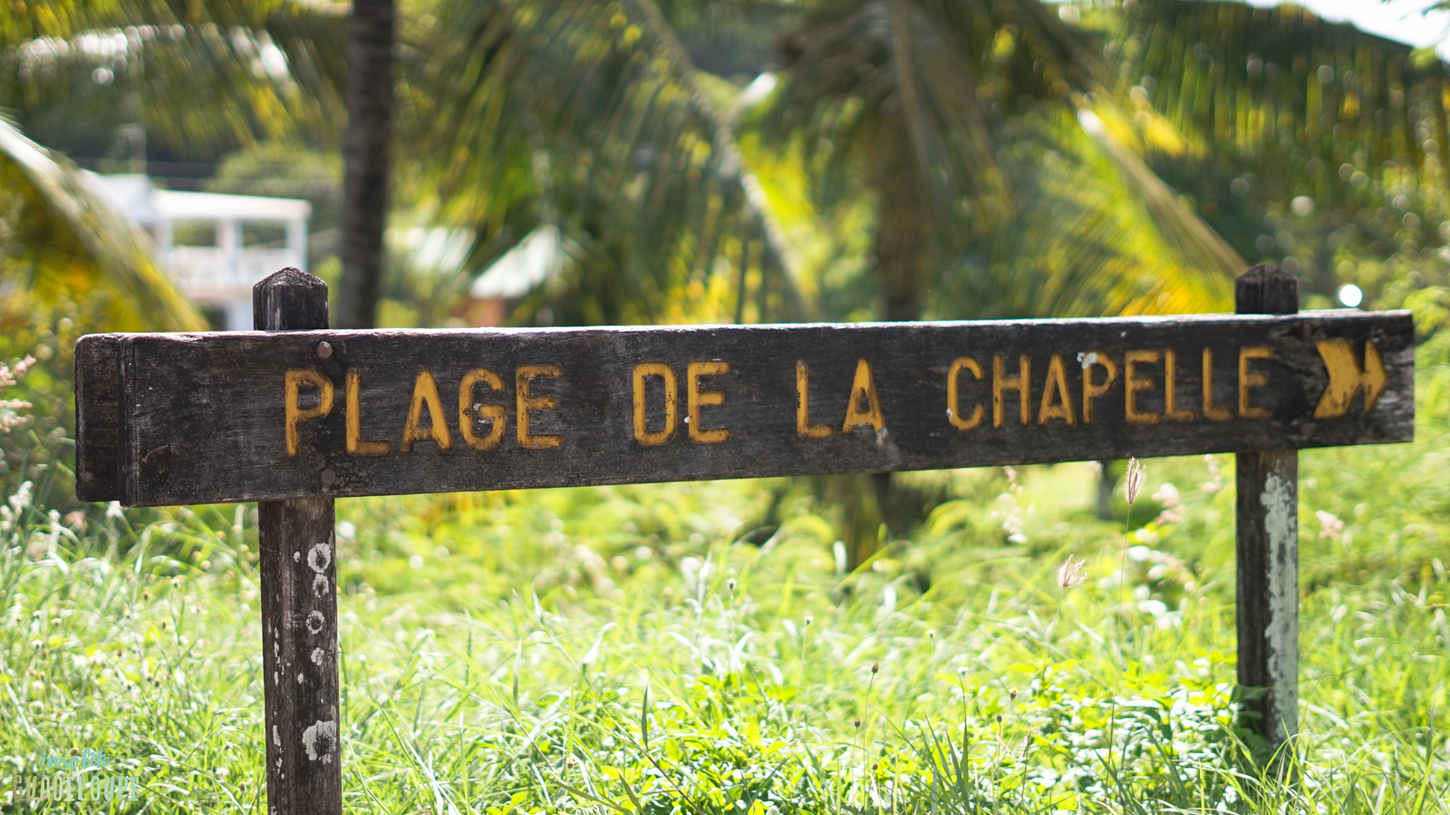 Panneau Plage De La Chapelle Anse Bertrand Guadeloupe Insolite Guadeloupe Blog Insolite